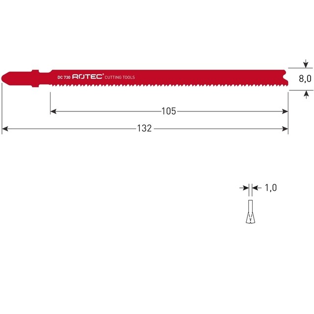 Product image 1 of Rotec Decoupeer Zaagblad Dc730 - 5 Stuks