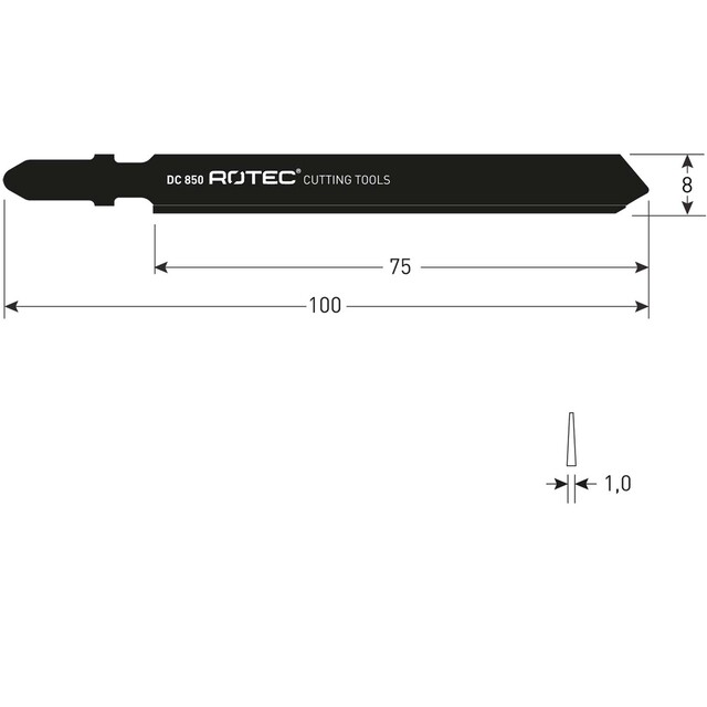 Product image 1 of Rotec Decoupeer Zaagblad Dc850 - 3 Stuks