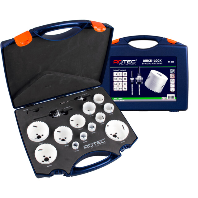 Product image 1 of Rotec Gatzagenset '527 - Allround', 14-dlg., ø19-76 76