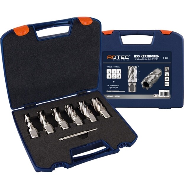 Product image 1 of ROTEC Hss-Xe Kernborenset Silver-Line '536', Uni 19, 7-Dlg, Ø12-22 - p/st