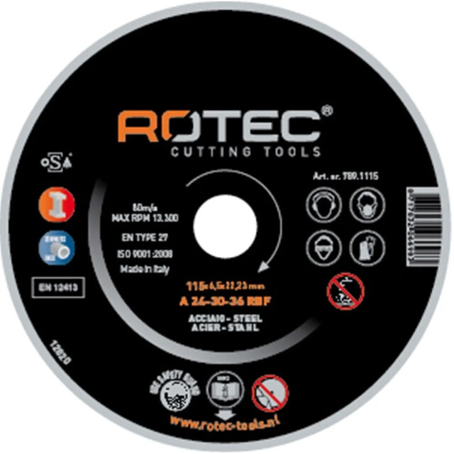 Product image 1 of Rotec Afbraamschijf 'Staal' Ø230x7,0xø22,2 (10 Stuks)