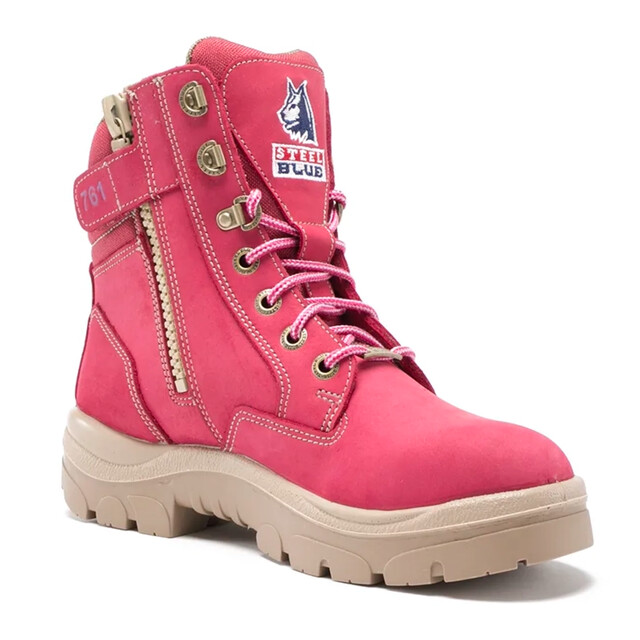 Product image 1 of Steel Blue Southern Cross Werkschoen S3 Dames met Rits Tpu Roze - maat 43