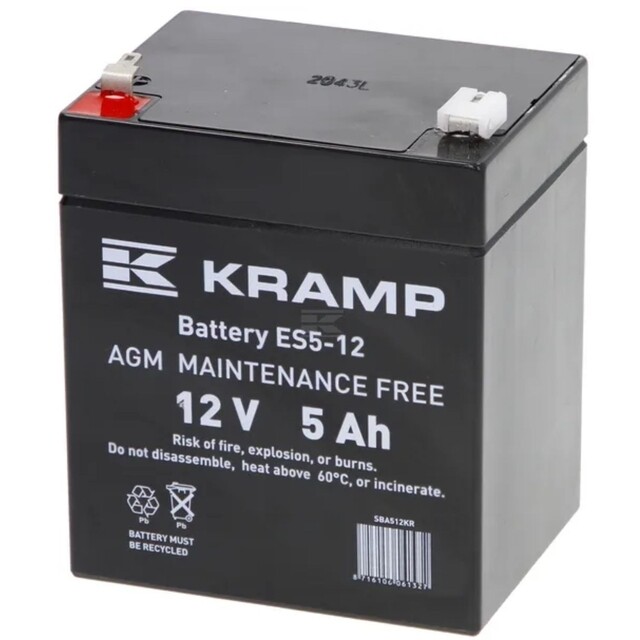 Product image 1 of Accu 12V 5Ah gesloten Kramp