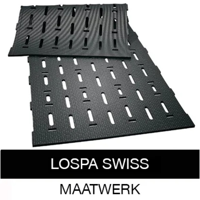Product image 1 of Kraiburg LOSPA SWISS Rubbermat Roosterrubber - 20 mm - per m²