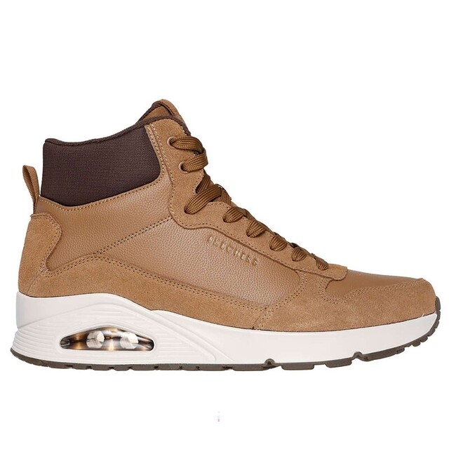 Product image 1 of Skechers Uno Stacre Mid Heren Sneakers Lichtbruin - maat 44