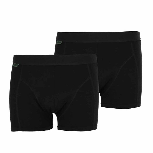 Product image 1 of Basset Bamboe Boxershort 6990P 2-Pack Zwart - Maat XL