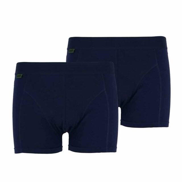 Product image 1 of Basset Bamboe Boxershort 4990P 2-Pack Blauw - Maat XL