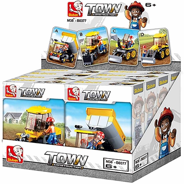 Product image 1 of Sluban Construction Display 8 pieces Town M38-B0377 