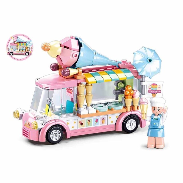 Product image 1 of Sluban Girl's Dream Ice Cream Truck M38-B0993A