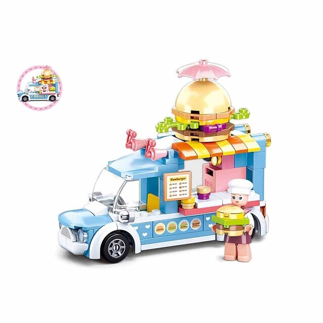 Product image 1 of Sluban Girl's Dream Hamburger Wagon M38-B0993B