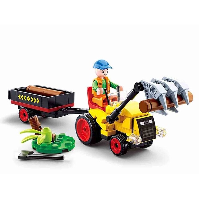 Product image 1 of Sluban Traktor met Boomstammen