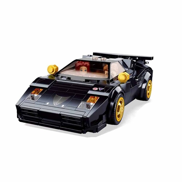 Product image 1 of Sluban Italiaanse Bull Sportwagen Model Bricks M38-B1098