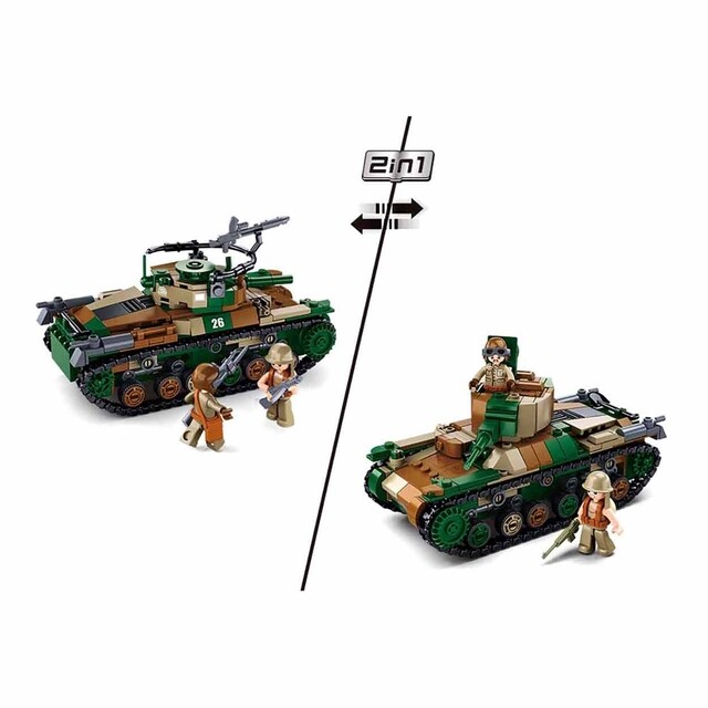 Product image 1 of Sluban Type 97 Middel Tank WWII M38-B1107