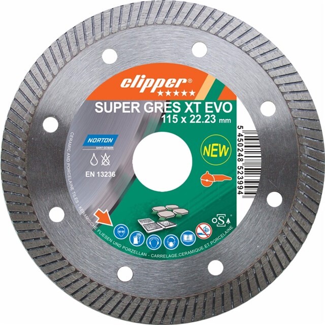 Product image 1 of Clipper Diamantzaag Super Gres Xt Evo 115X10x1,4X22,23