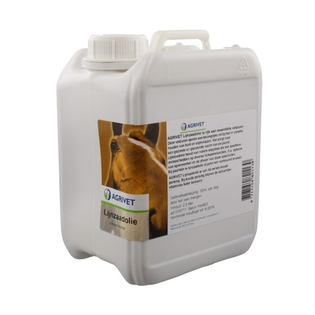 Product image 1 of Lijnzaadolie agrivet 2,5 liter