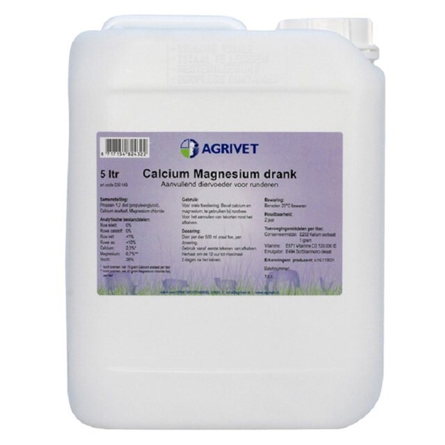 Product image 1 of Agrivet Calcium Magnesium 5 liter