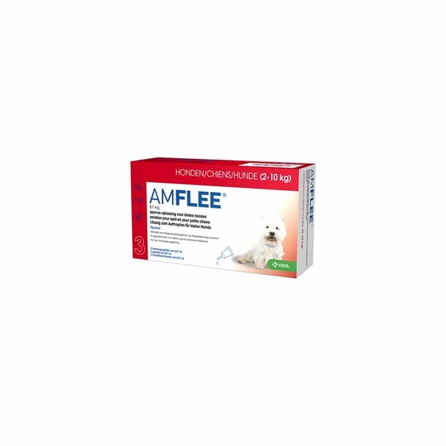 Product image 1 of Amflee Hond Small 2-10kg - 3 Pipetten