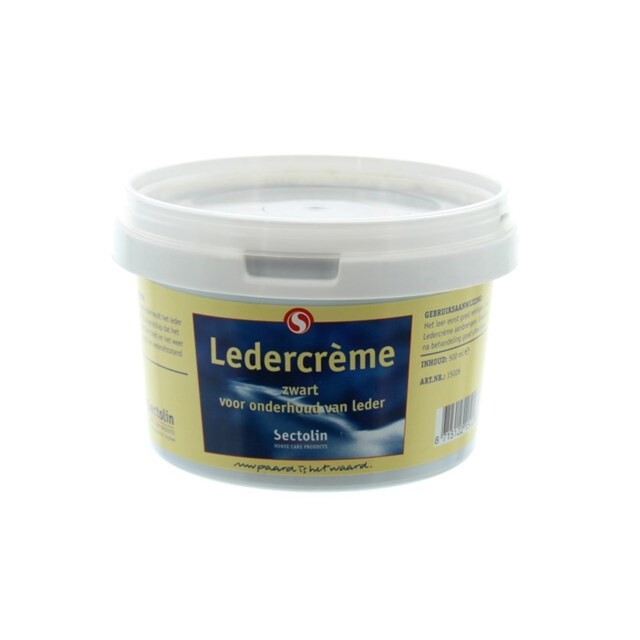 Product image 1 of LEDERCREME EQUI ZWART 500ML.