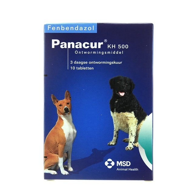 Product image 1 of Panacur voor Hond en Kat 500 mg 10 Tabletten