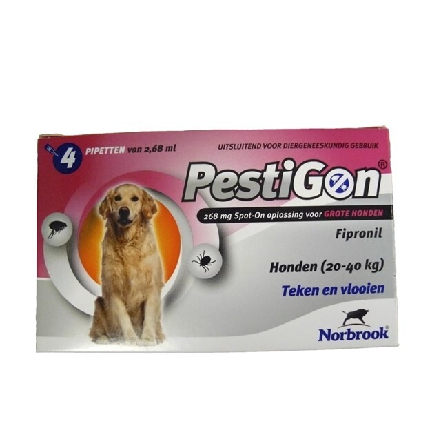 Product image 1 of Pestigon spot-on hond-L (20-40 kg) 4 pipetten