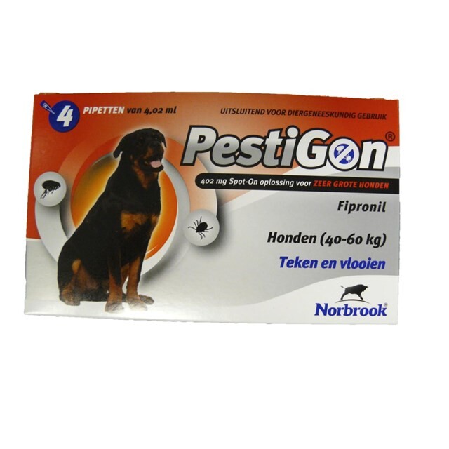 Product image 1 of Pestigon spot-on hond-XL (40-60 kg) 4 pipetten