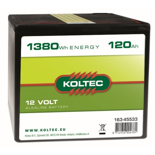 Product image 1 of Batterij 12 volt - 1380 wh 120 ah, alka