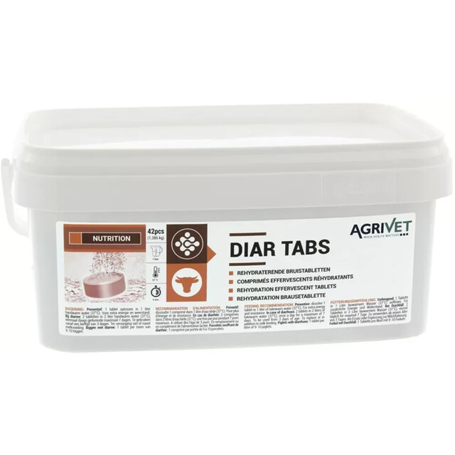 Product image 1 of Agrivet Diar-Bruistabs 42 stuks