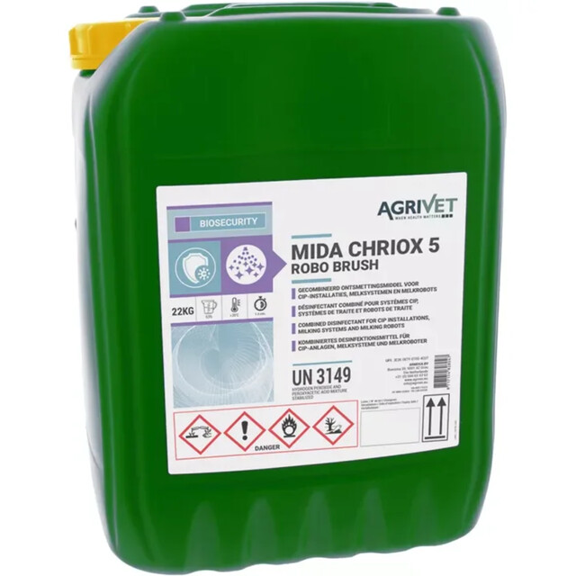 Product image 1 of Agrivet Robo Brush Chriox 5 Reinigingsmiddel - 20 Liter | 22 kg