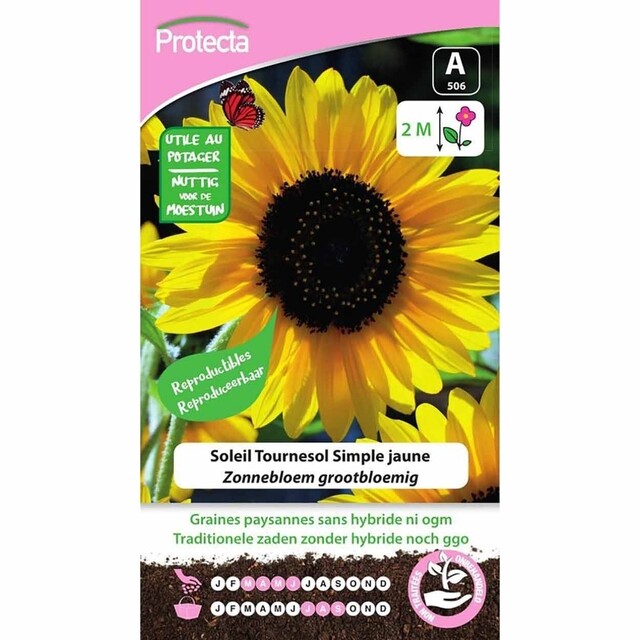 Product image 1 of Protecta Bloemen Zaden Zonnebloem - Grootbloemig