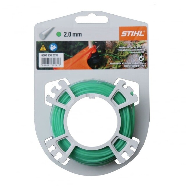 Product image 1 of Grasnylon / Maaidraad Stihl 2,0mm X 15,2mtr. Nr.0000 930 2416 Groen