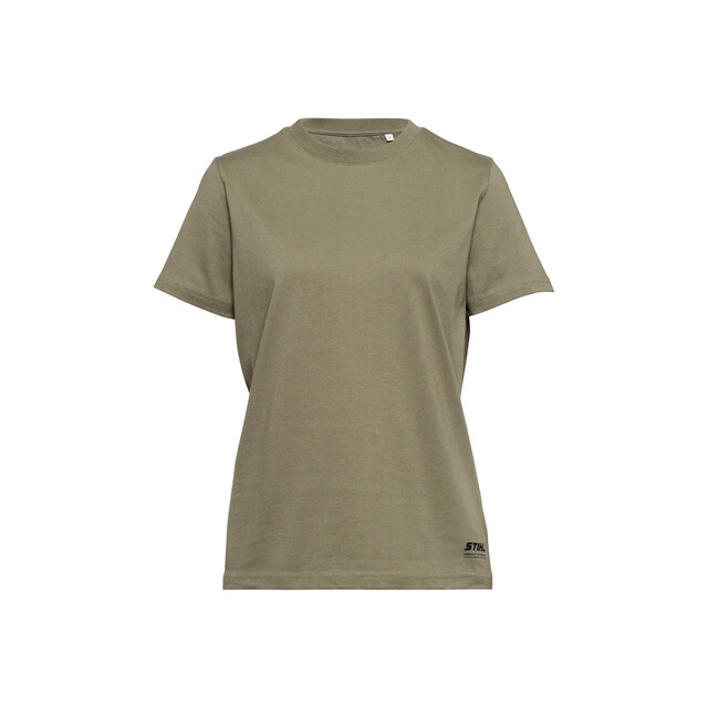 Product image 1 of T-shirt Sz XL Dames Sustainable Basic Groen Stihl