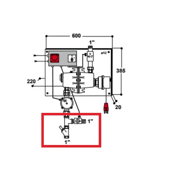 Product image 1 of Suevia Aansluitset ingangzijde model - 102.1245