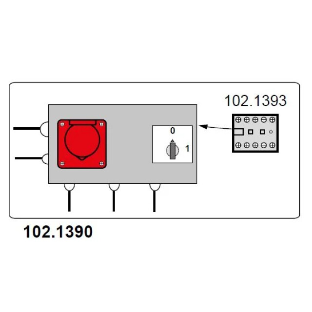 Product image 1 of Suevia Schakelkast 400 V voor model - 102.1390