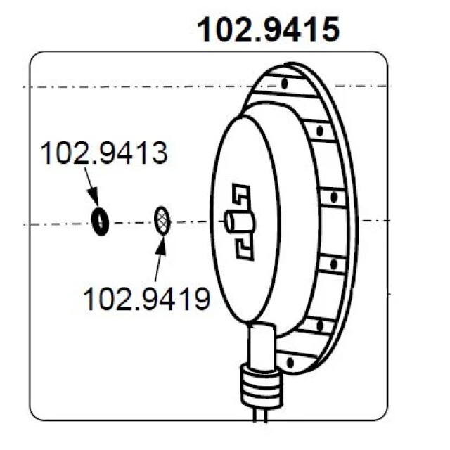 Product image 1 of Suevia Huis voor vacuum trogvlotter - 102.9415
