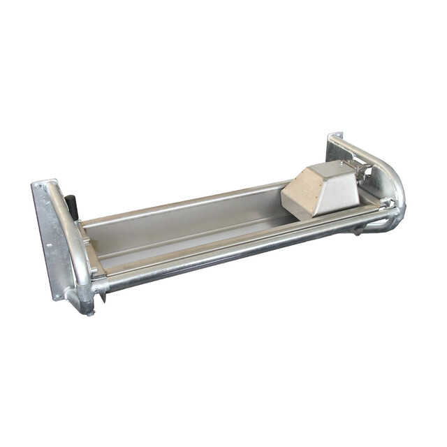 Product image 1 of Suevia Vlakkantelbare Drinkbak - 3/4" - RVS Inox - Wandbevestiging - 100 cm