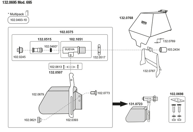 Product image 1 of Suevia Ombouwset vlakkan. 2012 - 132.0695