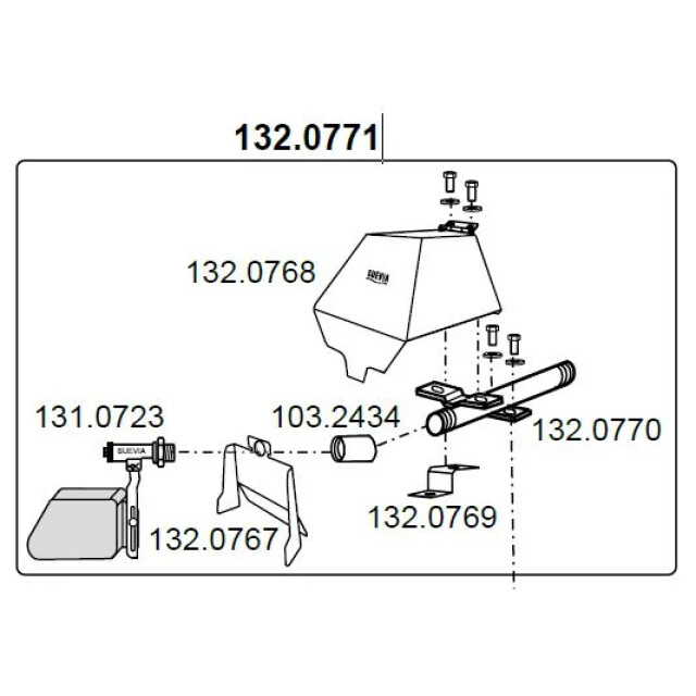 Product image 1 of Suevia Ombouwset vlakkantelbare - 132.0771