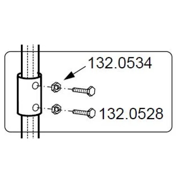 Product image 1 of Suevia Klemhuls compleet - 132.1023