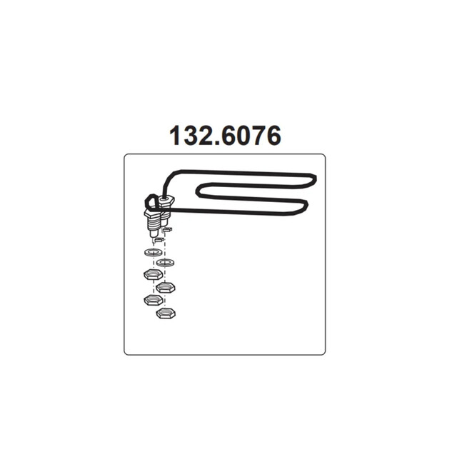 Product image 1 of Suevia Buisverwarming 180 W met - 132.6076