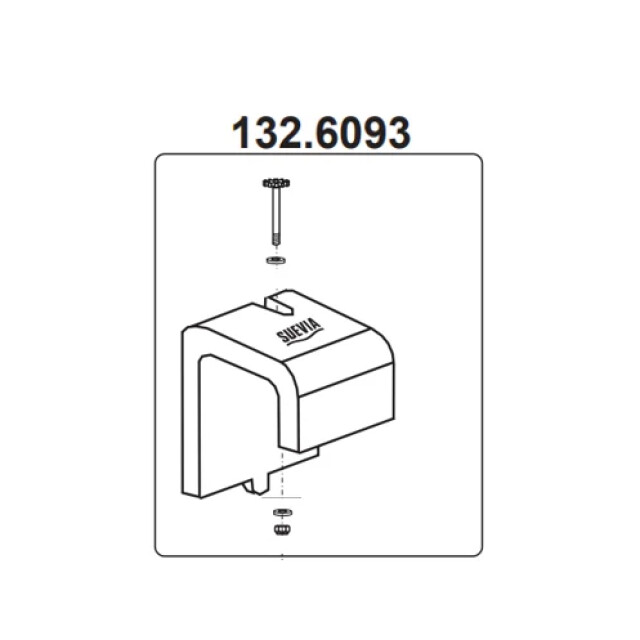 Product image 1 of Suevia Afdekking voor model 6523 - 132.6093