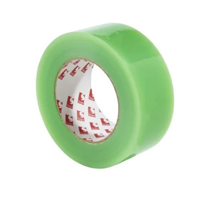 Product image 1 of Stokvis PE-film Tape – Transparant Groen 100mm x 25m