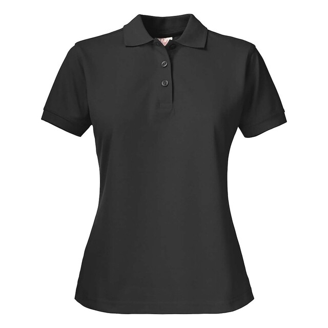 Product image 1 of Printer Surf Pro Polo Pique Dames Zwart - Maat 3XL