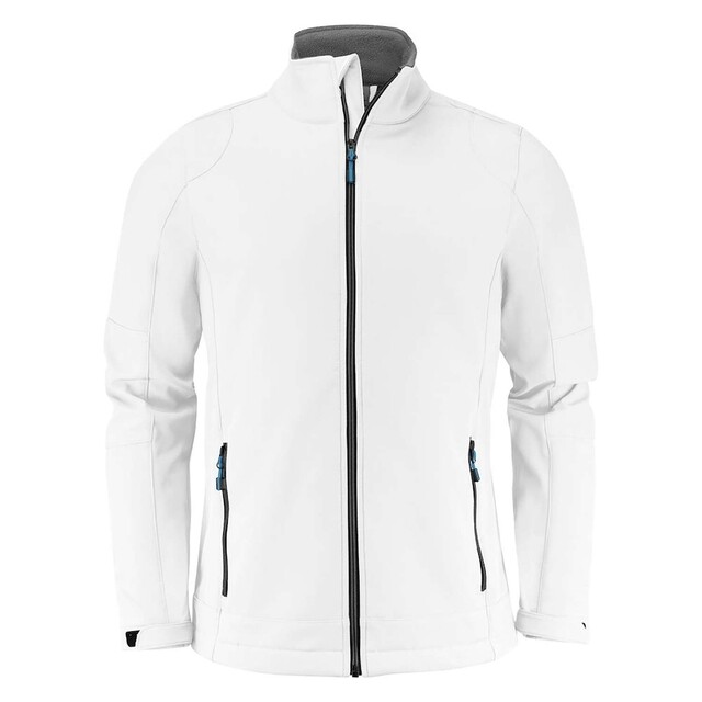 Product image 1 of Printer Trial Softshell Jas Heren Wit - Maat 4XL