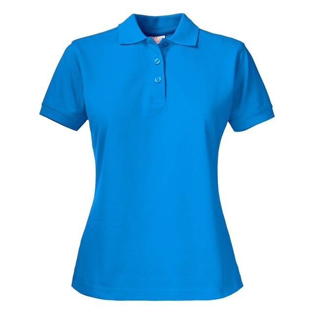 Product image 1 of Printer Surf Pro Polo Pique Dames Blauw - Maat XXL