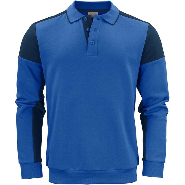 Product image 1 of Printer Prime Polosweater kobalt/marine - maat L