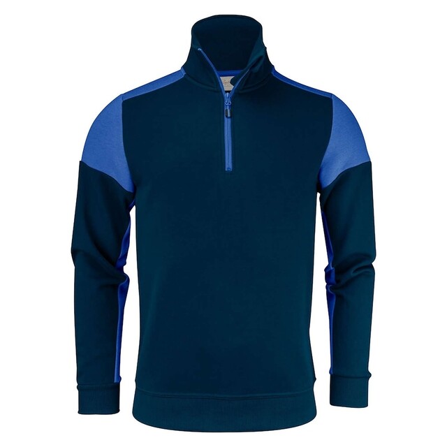 Product image 1 of Printer Prime Halfzip Sweater unisex marine/kobalt - maat XL