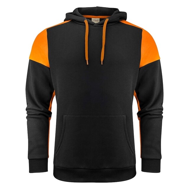 Product image 1 of Printer Prime Hoodie unisex zwart/oranje - maat XL