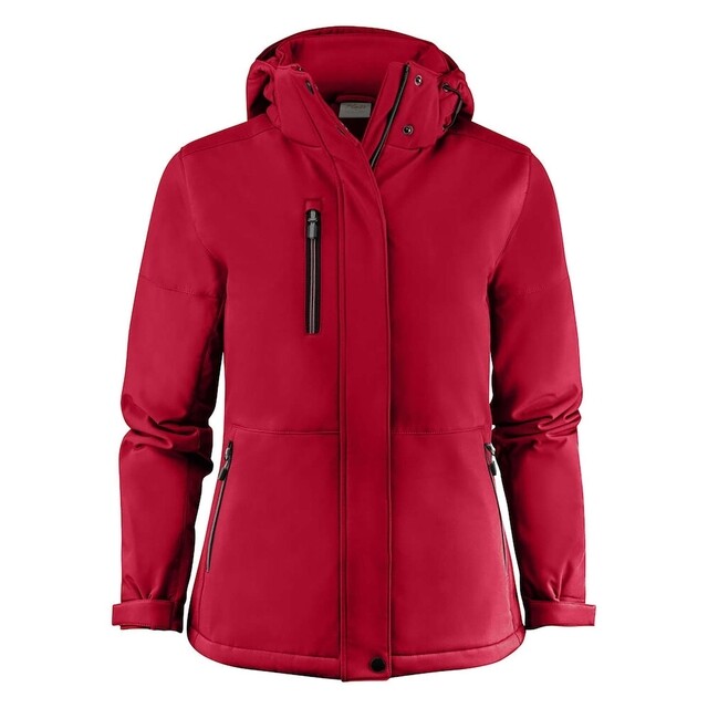 Product image 1 of Printer Softshell Jas Dames Rood - Maat XXL