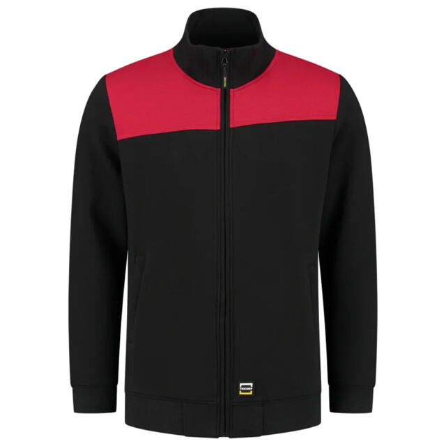 Product image 1 of Tricorp Sweatvest Bicolor Naden Blackred 302014 XS