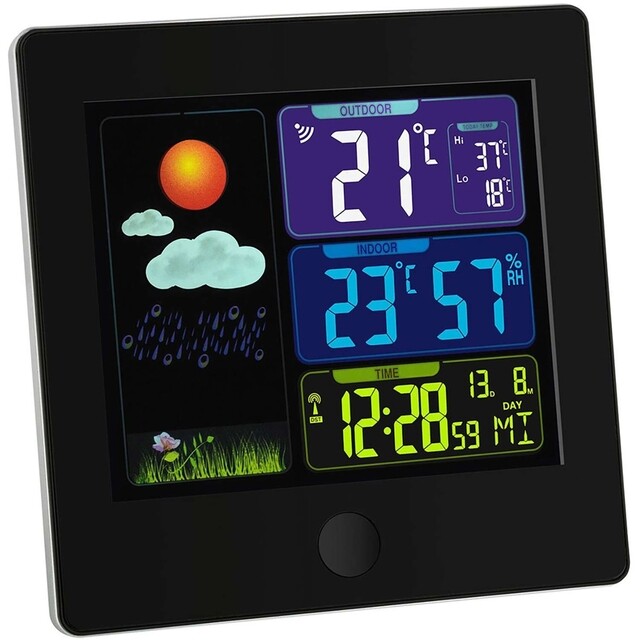 Product image 1 of TFA Weerstation Draadloos Met Kleurendisplay SUN - Zwart